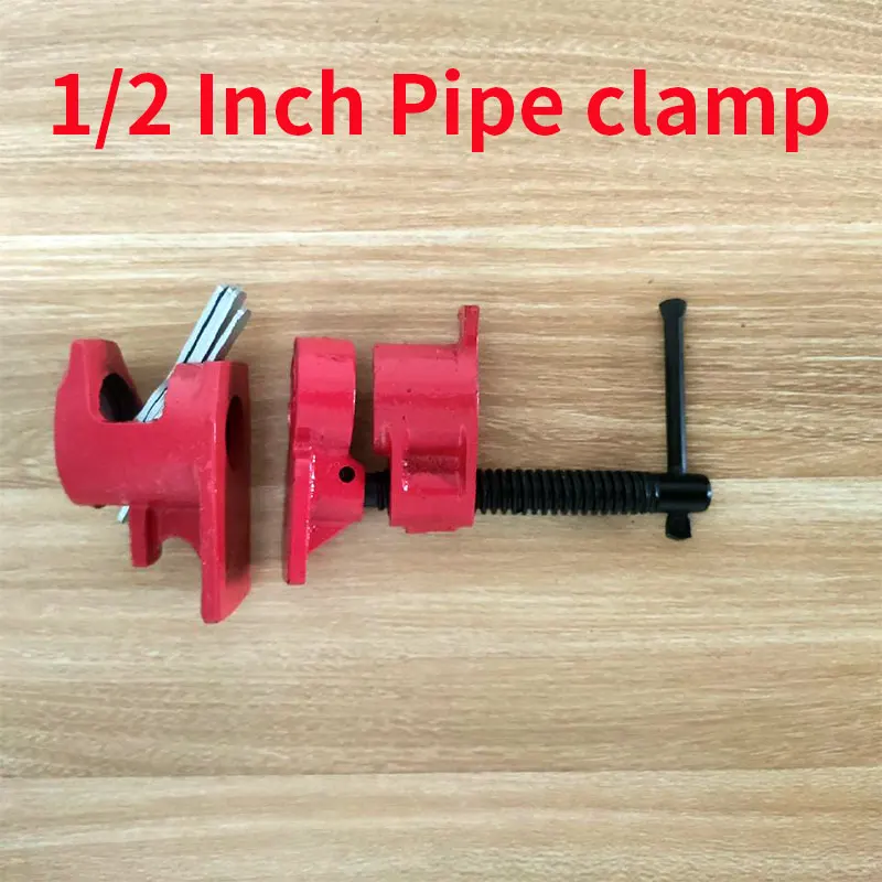 Morsa Vite Sgancio Rapido Set 4 Morsetti Per Tubi In Ghisa - Morsa A Sgancio Rapido 26,5mm Per Lavorazione Legno Morsetti Regolabili Ghisa - Foto 5