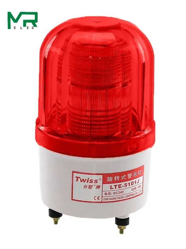 Вращающийся светодиодный светильник-Стробоскоп с LTE-5101J, светодиодный сигнальный светильник, сигнальный светильник с ремнем, 12 В, 24 В, 110 В, 220 В