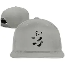 Чернильная картина панда Snapback Кепка плоская Билль шляпы Регулируемая Кепка s для мужчин/женщин