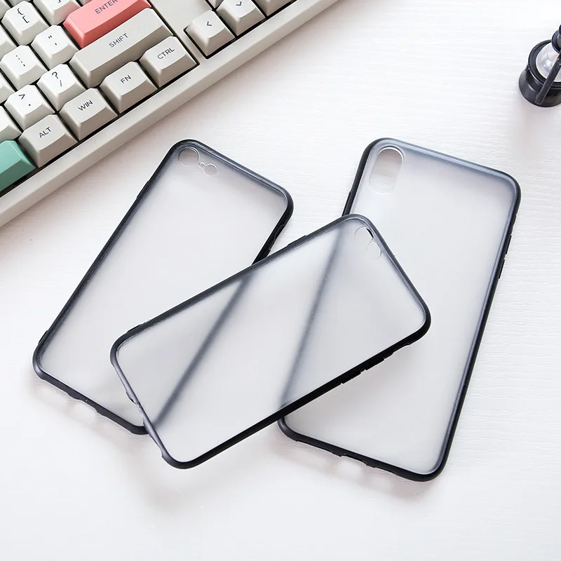 

Luxury Transparent Matte Soft TPU Mobile Phone Case Cover For INFINIX S4 Hot 7 7Pro Smart 2 3 Plus Clear Protective Back Cover