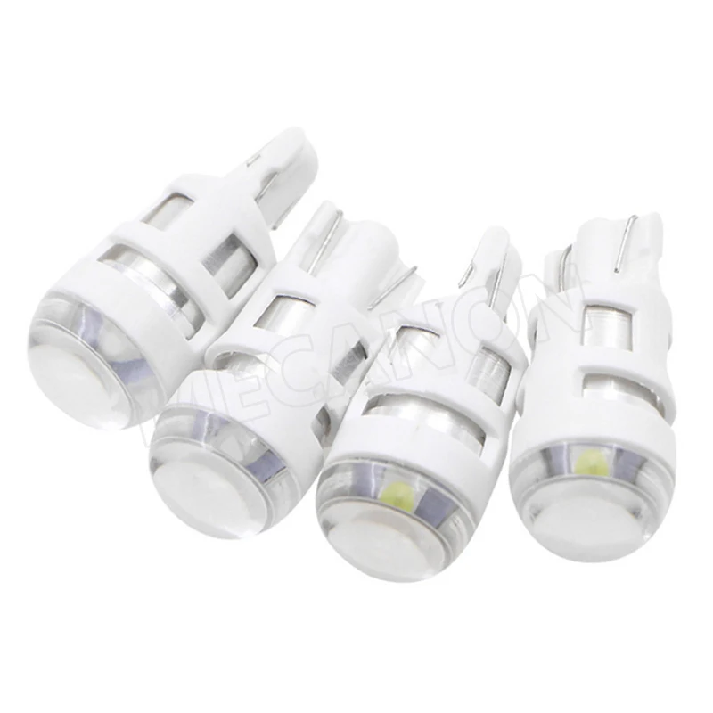 T10 3030 1SMD Car led wide bulb modified license plate light door light-3-水印
