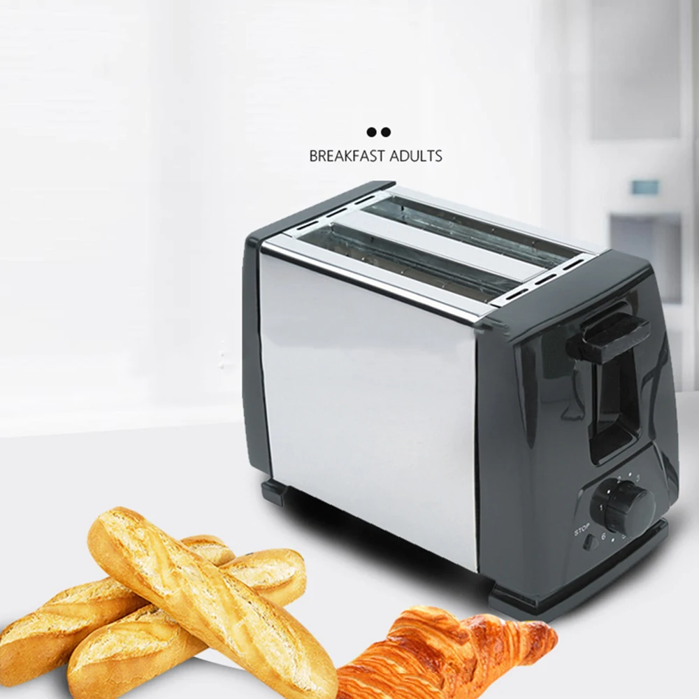 2023 2 slices automatic fast heating bread toaster home breakfast