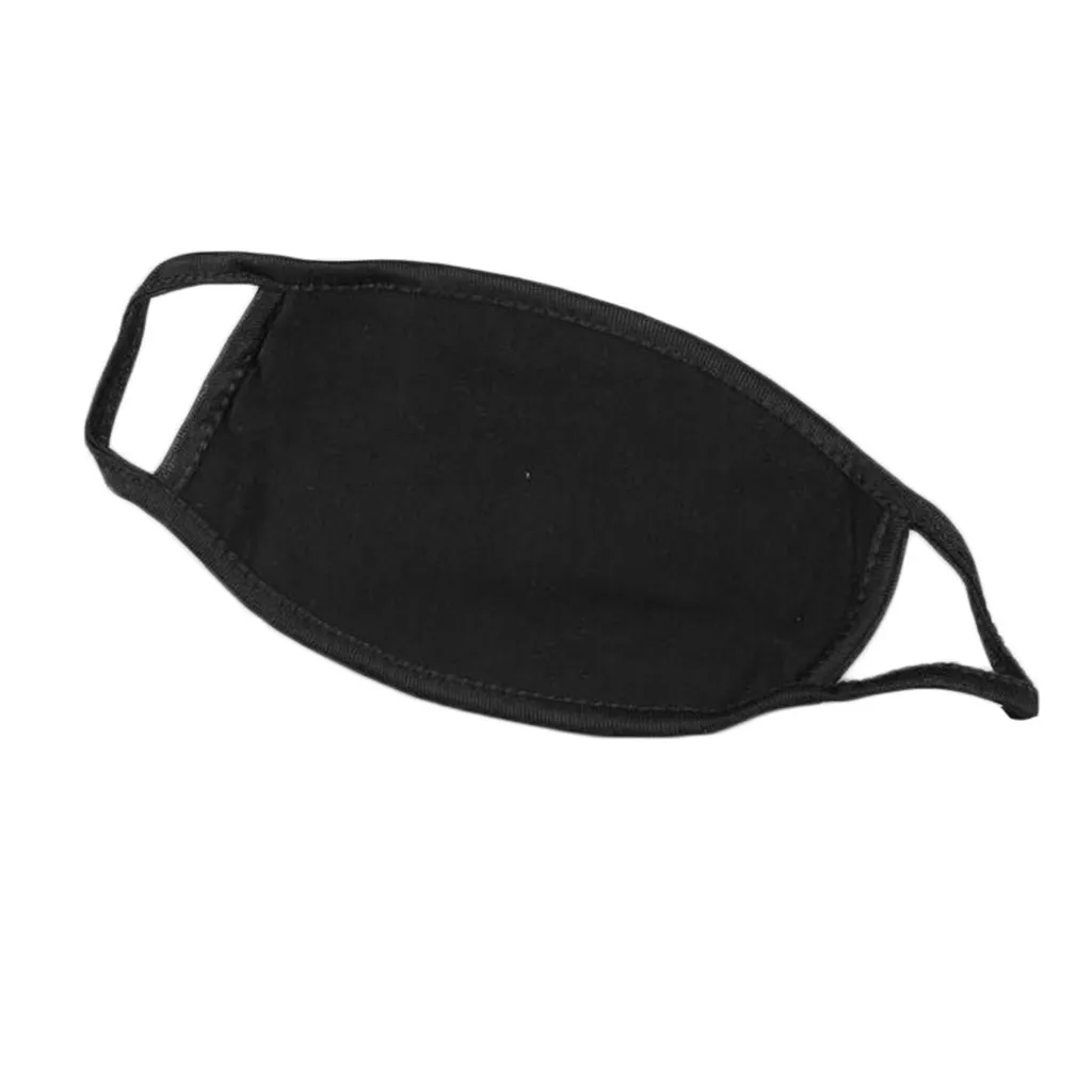 mascherine hot Black Masks Cotton Fabric Halloween Cosplay Reusable Face Mask With Breathing