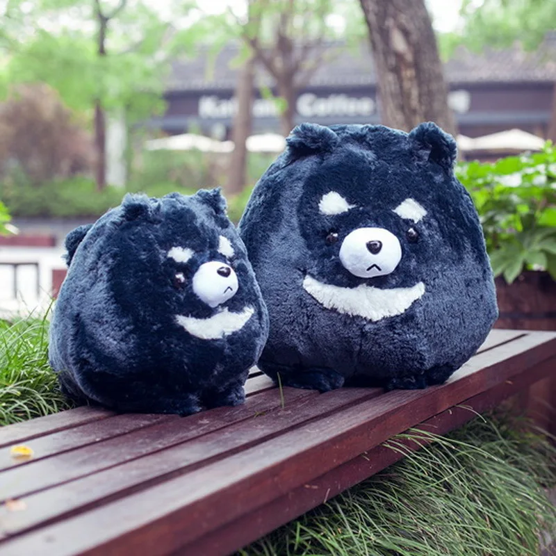 

Creative Plush Toys Small Cloth Pomeranian Handsome Dog Corgi Sitting Dog Doll Anime Peripheral Children Gift