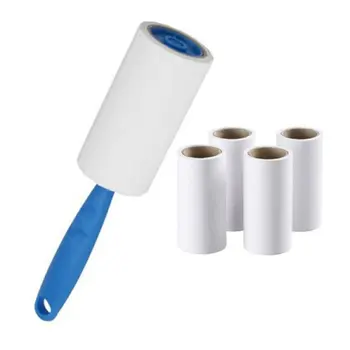 

Paper Roll Clothes Hair Remover Sticky Hair Roller Sticky Paper Clothing Dusting Sticky Hair Roller Brush
