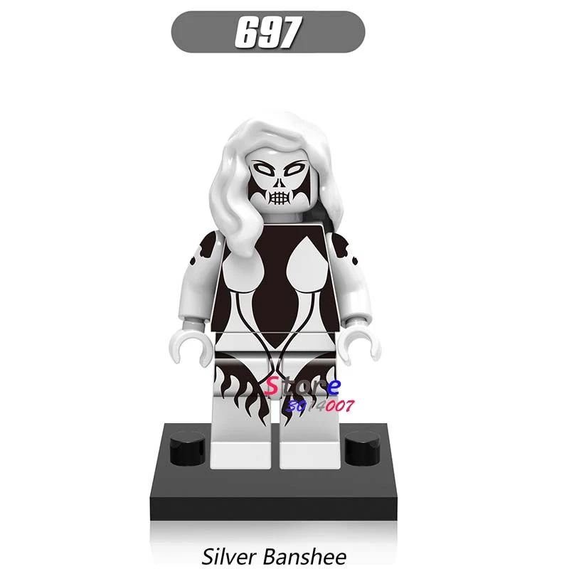 697 50 шт. Супер герои marvel dc comics модель Пылающий Череп Ghost Rider строительные блоки, друзья хобби Игрушки для мальчиков - Цвет: 697