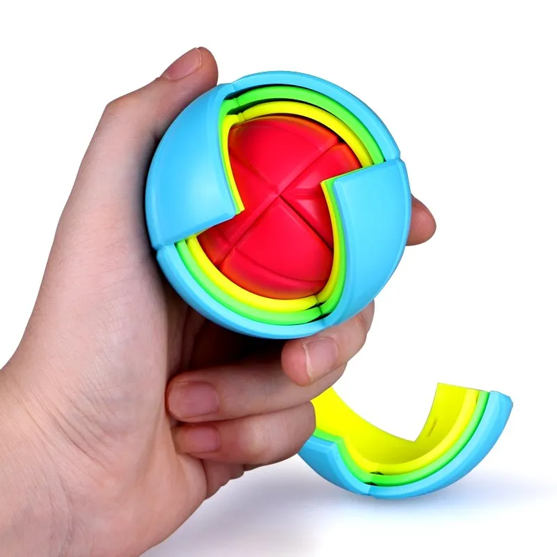 

QIYI 2x2x2 Special-shaped Intelligent ball Magic Cubes Fast Ultra-Smooth Safe ABS plastic 2x2 Speed Puzzle Cube Kids Toy Gift