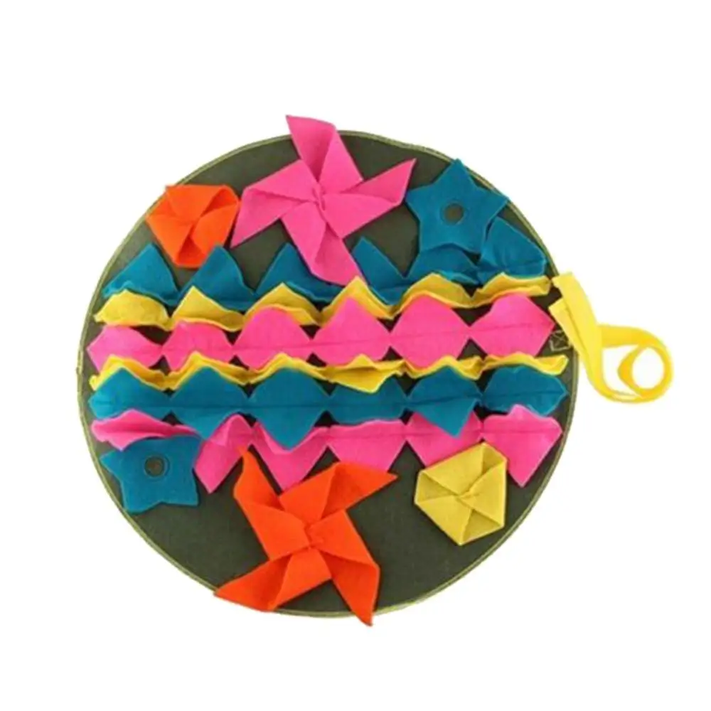 Коврик Hond Sniff Olfactorische для тренировок Neus Snuiven Fun Pad Speelgoed Voeden Matten Voor Indoor En outside Activiteit - Цвет: C