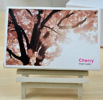

Exotic Japanese cherry boxed postcard collection art lenticular recycled recordable 10.2*14.2cm 30pcs