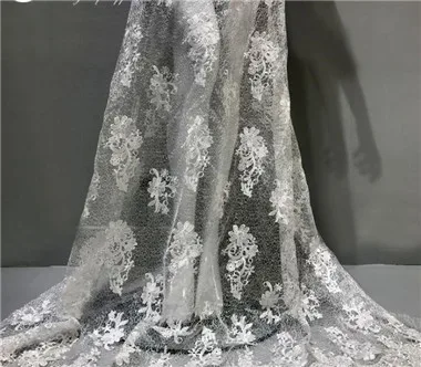 Вышитая полосатая блестящая Тюлевая ткань с блестками для вуали, свадебного платья, юбки-пачки, одежда для вечеринок, сетчатая ткань