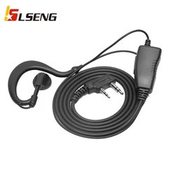 LSENG BF-888s UV-5R Earpiece Earhook Compatible with Baofeng Retevis H-777 RT22 Walkie Talkie Kenwood Two Way Radio Headset