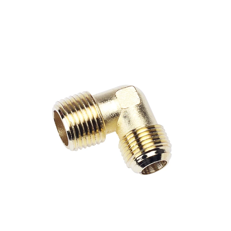 Цинковый сплав/Чистая медь Резьбовая труба воздушный насос Локоть фитинги