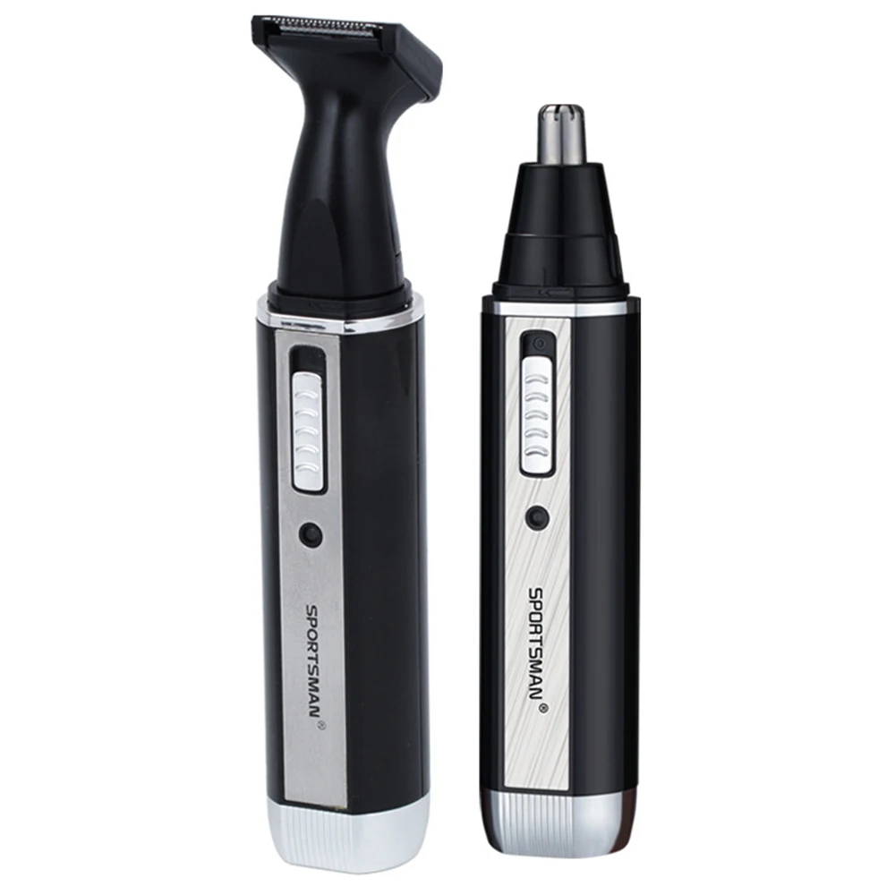 

2 in 1 Professional Electric Rechargeable Nose and Ear Hair Trimmer Shaver Temple Cut Personal Care Tools For Men Hair machine