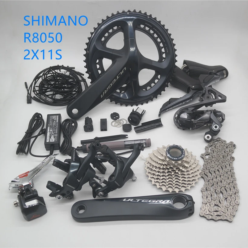 Shimano Ultegra 2X11S Snelheden R8050 Di2 Elektrische Onderdelen Groepset  Racefiets 22 Speed Fietsen Derailleur Kit Bevat alle Elektronische|Bicycle  Derailleur| - AliExpress