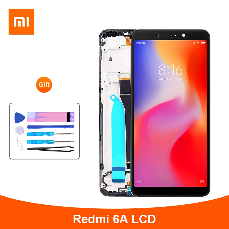 Оригинальный ЖК-дисплей для Xiaomi Redmi 6 6A сенсорный экран 5 45 дюйма дигитайзер с