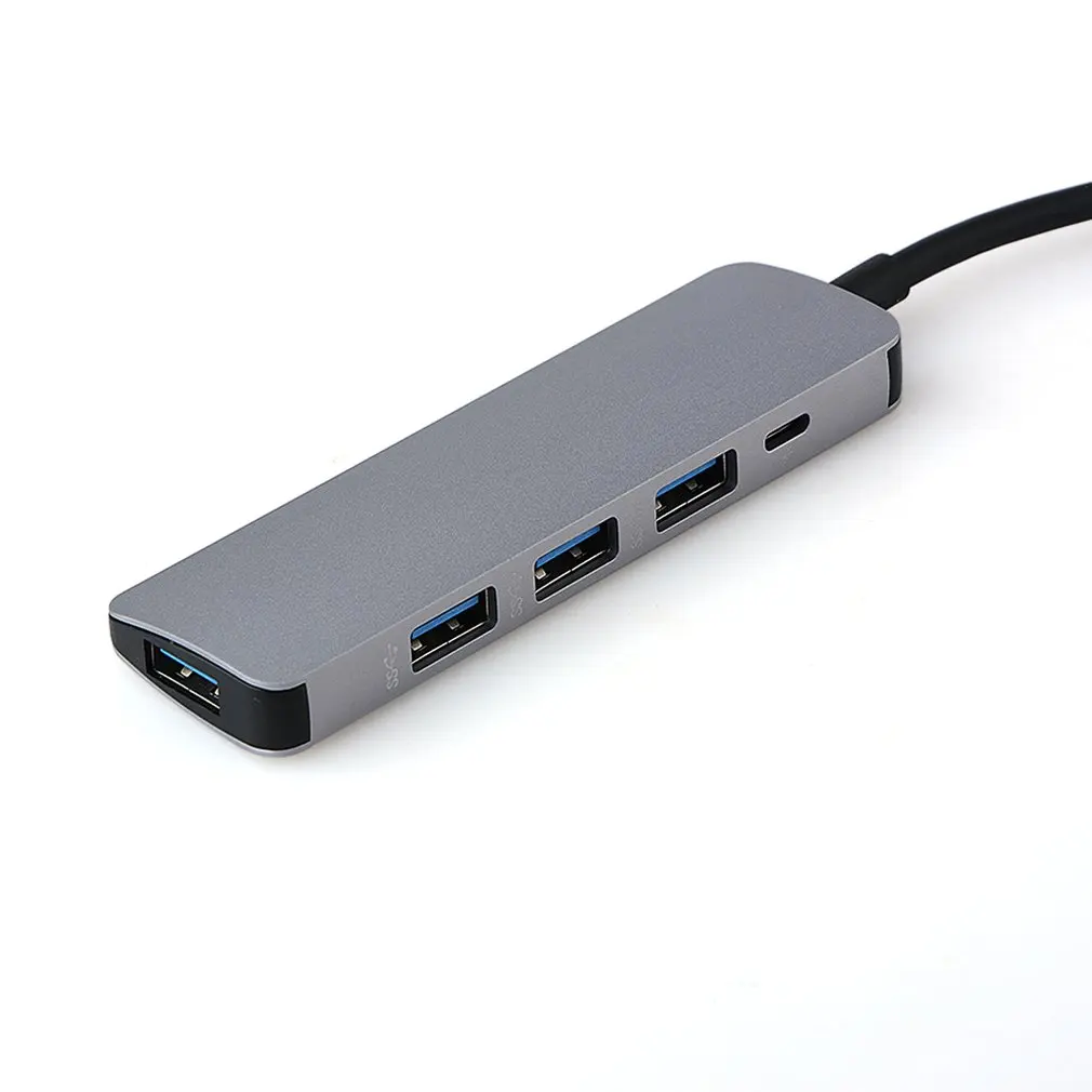5 in 1 USB C HUB USB-C to 3.0 HUB Thunderbolt 3 Adapter for MacBook Samsung Galaxy S9/S8 Huawei P20 Pro Type C USB HUB