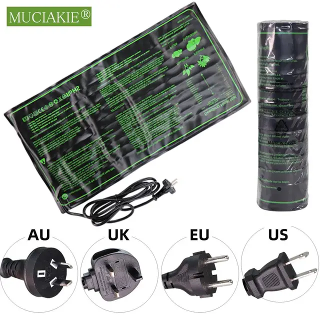 Növényi Vetőmag Fűtőpad 20X10 Hüvelyk Tartós Vízálló Magok Csírázás Kertészkedés Hidroponikus Szőnyegkertek