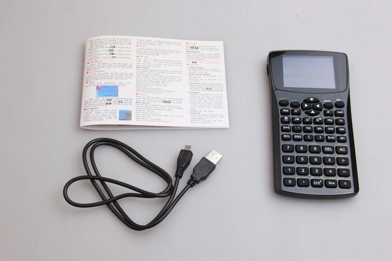 New 2.4 Inch Calculator Multi-function E-book Built-in 900mah Battery Support Music and Movie Calculator Scientific Calculator (19)