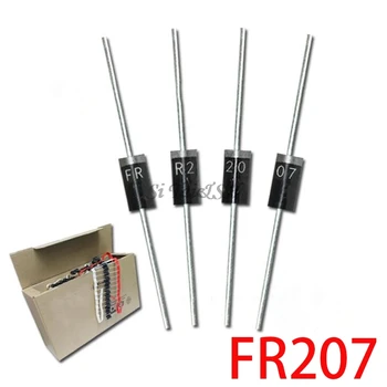 

100pcs Rectifier Diode 2A 1000V DO-15 FR207