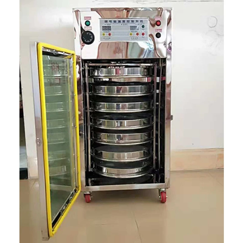 Fruit and Vegetable Dryer Stainless Steel Rotary Chinese Herbal Medicine Grain Roasting Machine Tea Flavoring Machine