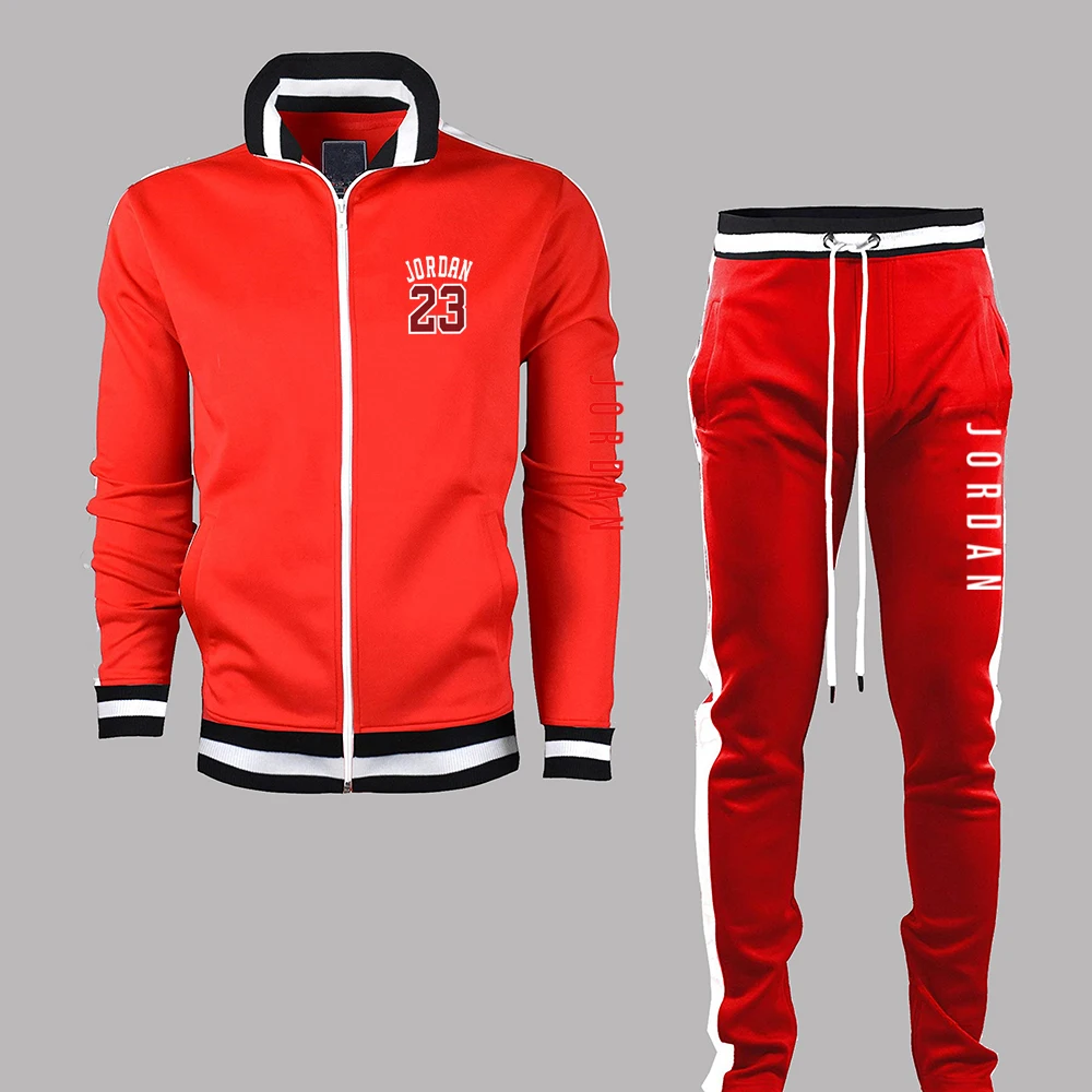 

Brand Clothing Men's Sets Two PiecesCasual Sweatshirts Zipper Cotton Men Tracksuit Hoodies+ Pants Sport Shirts Autumn Winter Set