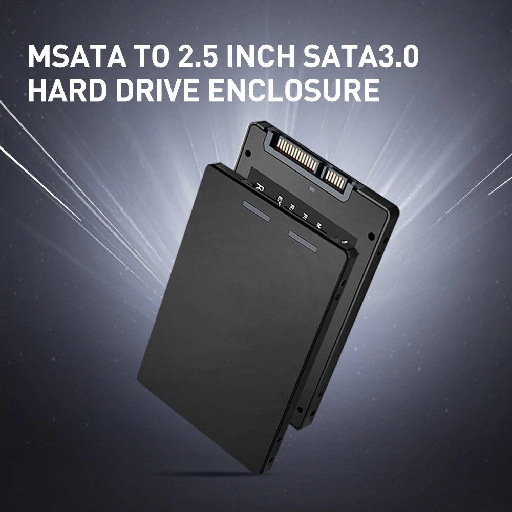 MSATA-SATA 3.0 SSD ̽ 2.5 ġ ޴ HDD Ŭ   ī, Ʈ ָ Ʈ ̺,  