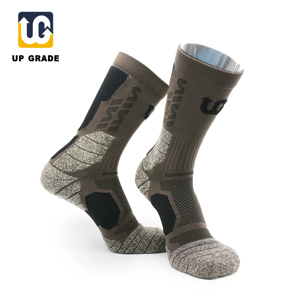 UPGRADE Men's Socks Sport 1Pair/Lot Professional Basketball Elite Sock Basketball Sport Socks Cycling Bicycle Bike Socks
