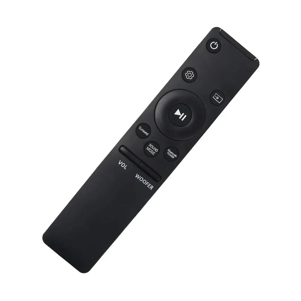 Penggunaan kendali jarak jauh untuk Samsung pemutar Soundbar AH59