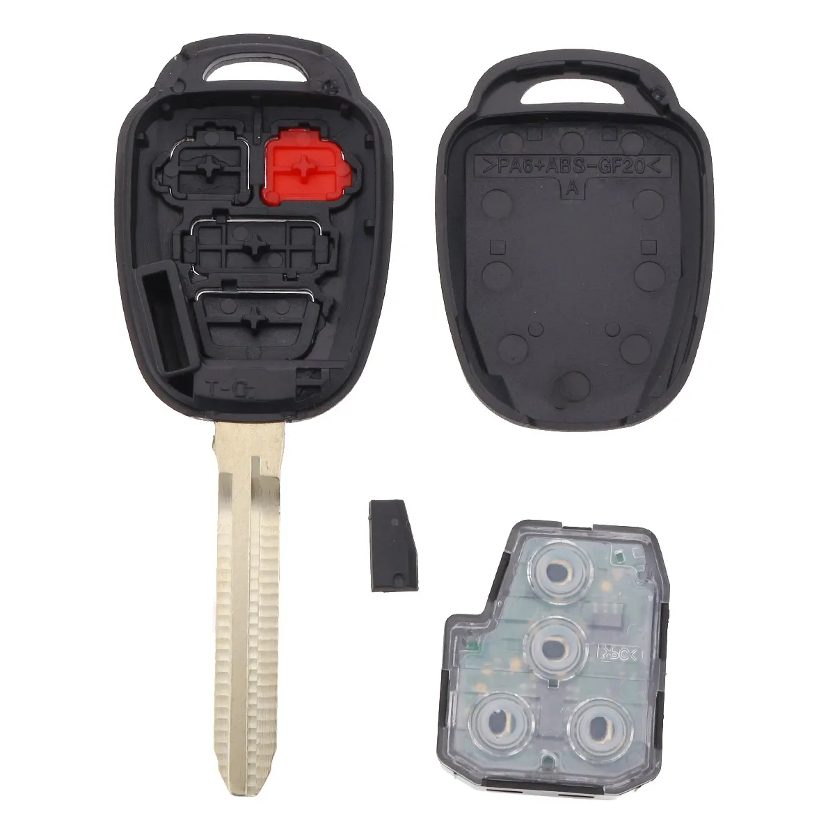 HYQ12BEL HYQ12BDM 1551A 12BDM 3 + 1 кнопки бесключевого входа дистанционного брелок с чипом H для