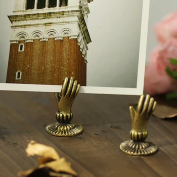 

Vintage Fashion The Noble Hand Creative Card Holding Stationery DIY Bookmark Gift 4*4cm