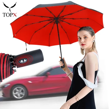 

Wind Resistant Double Cloth 3Folding Automatic Umbrella Rain Women Business For Men Portable Large Umbrellas Female Male Parasol