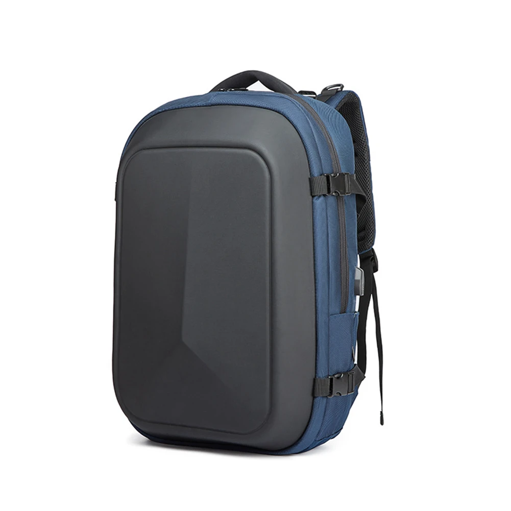 

Large Capacity Laptop Backpack Carrying Case Fashion USB Charging School Waterproof Solid Men Business Bag Oxford Cloth Travel