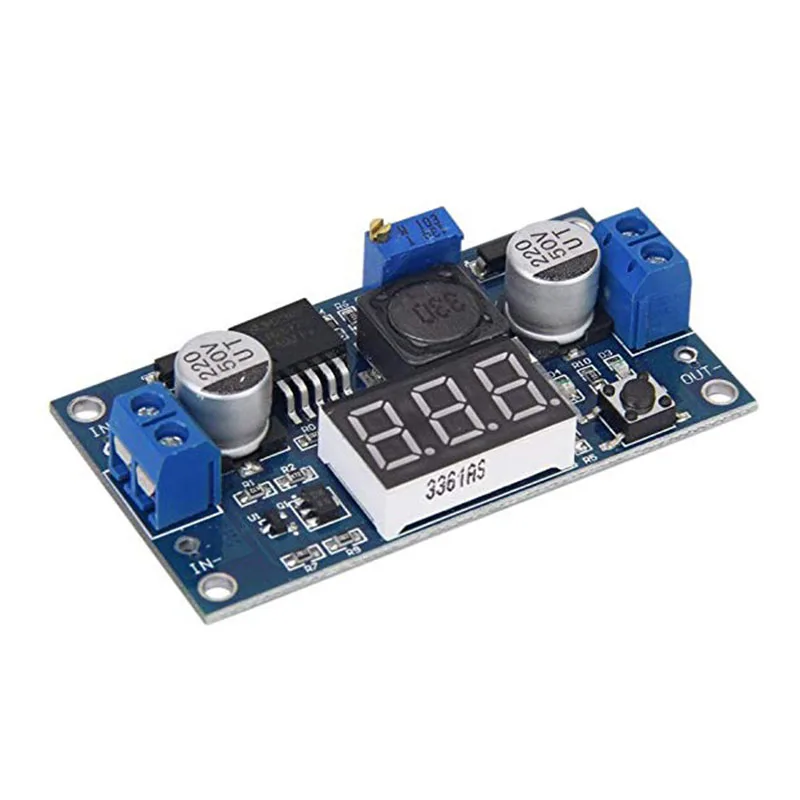 

LM2577 DC-DC Adjustable Step-up Power Supply Module 3-Digit Display