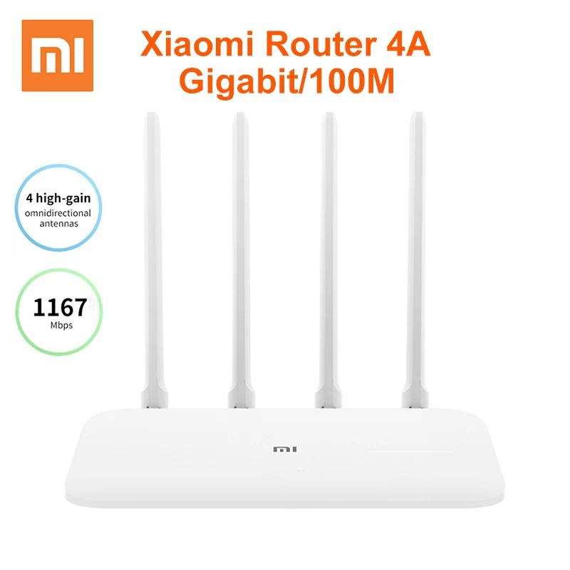 Xiaomi Mi 4A Smart Router 4 Antennas 1200Mbps Dual Band WiFi Wireless Router 