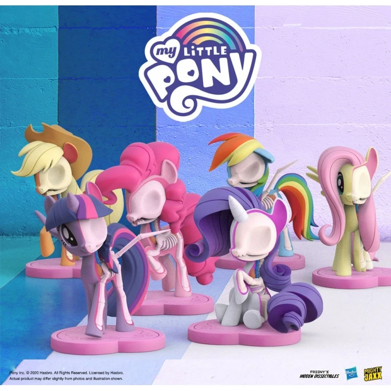ハスブロマイリトルポニートワイライトスパークルレインボーダッシュアップルジャックzeldzaamheid Fluttershyブラインドボックスハーフ骨解剖おもちゃ Action Figures Aliexpress