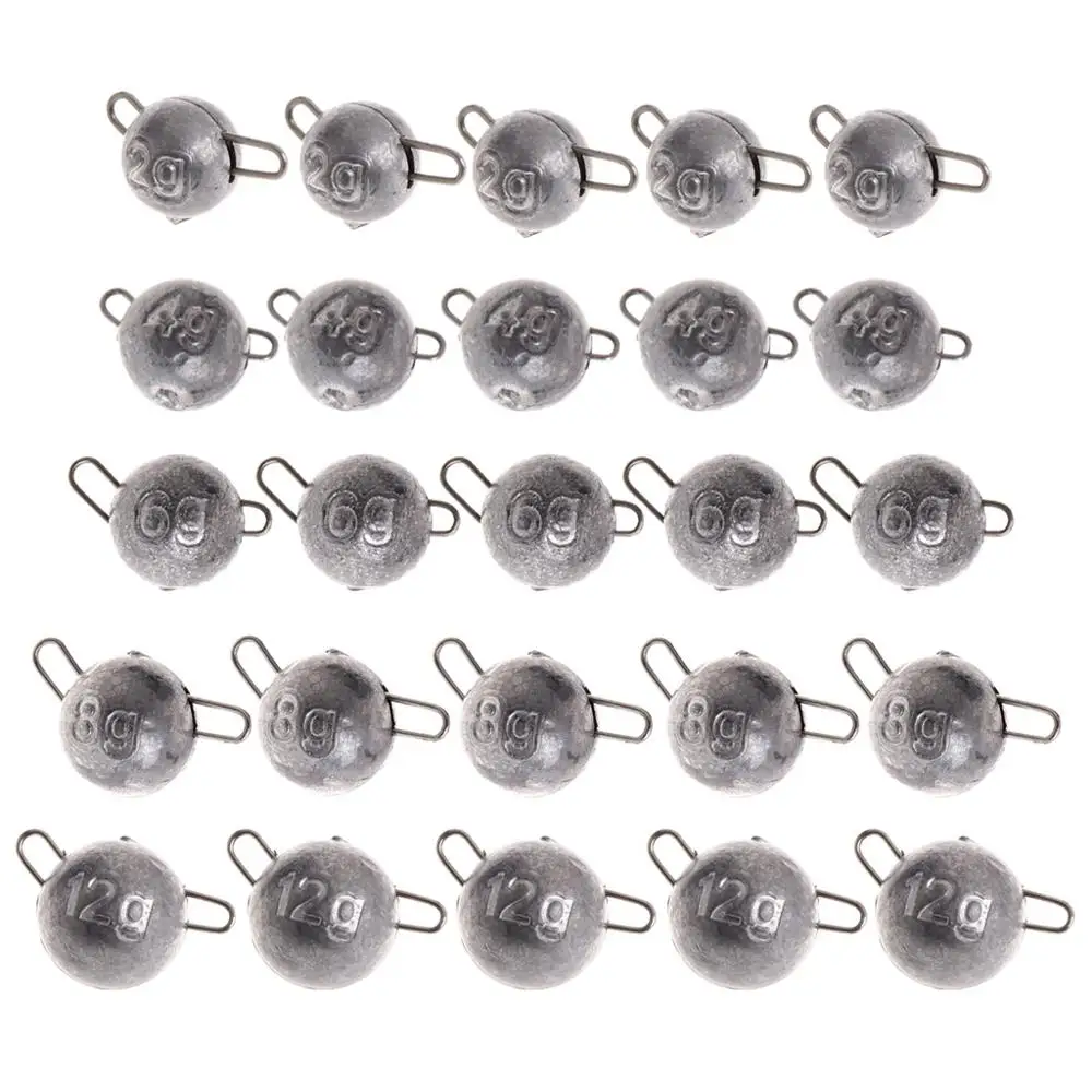

5Pcs Fishing Lead Weight 2g4g6g8g12g Sinker Hook Connector Quick Release Casting