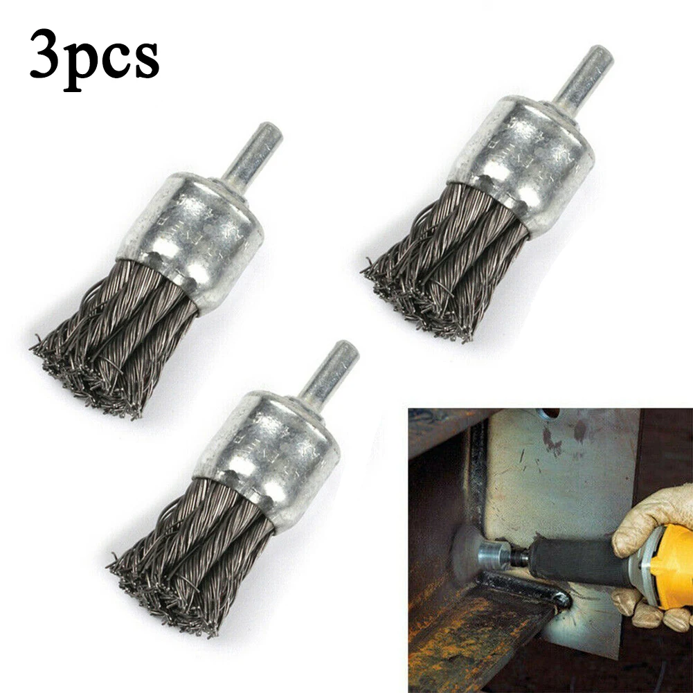 Die Grinder Cleaning Steel Knot Wire End Steel Brush Rust Paint Removal Tools Die Grinder Cleaning Steel Knot Wire End Steel Brush Rust Paint Removal Tools