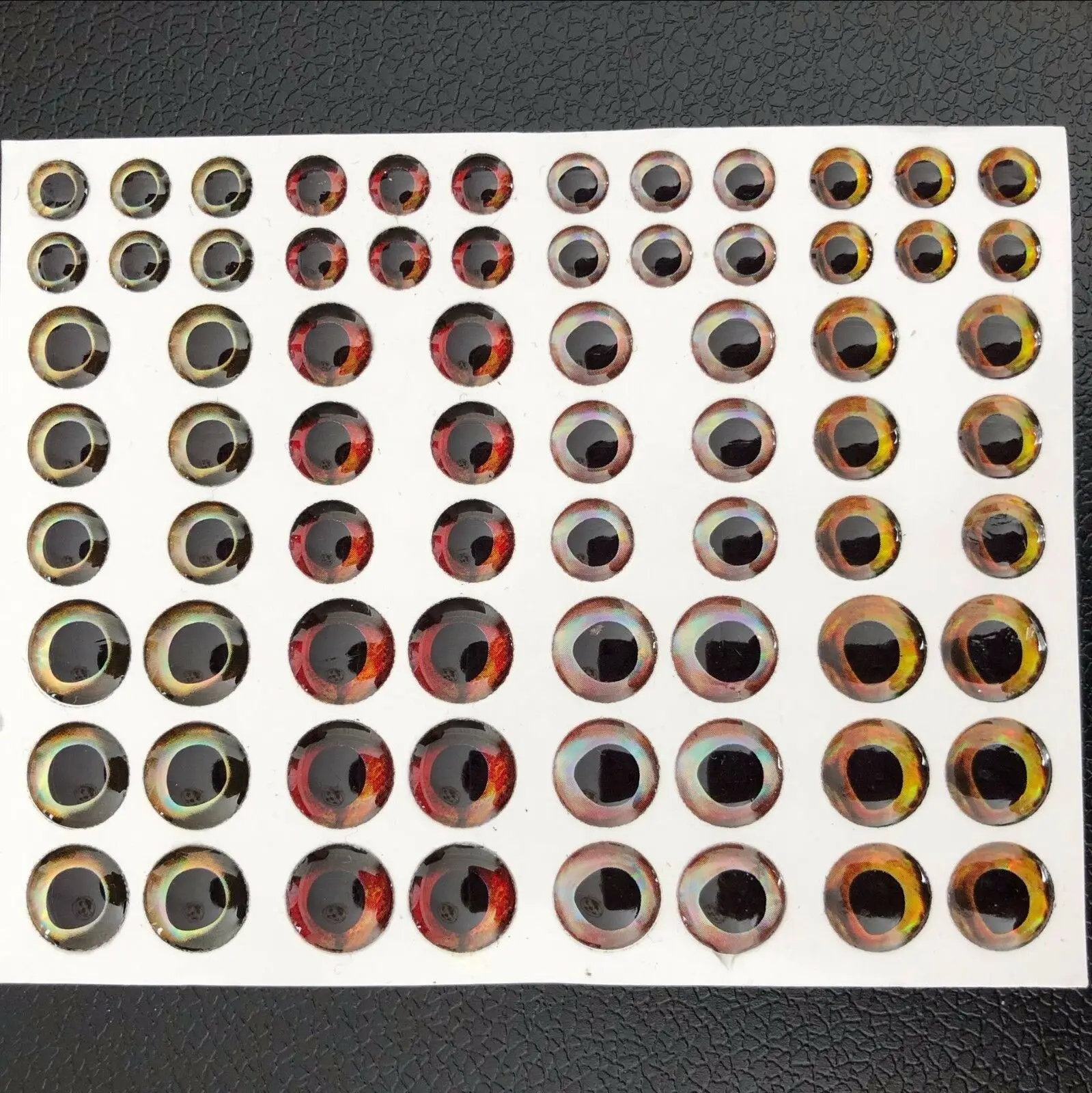 216pcs-Fishing-Lure-Eyes-4D-Holographic-Eyes-Fly-Tying-Jigs-Crafts-Doll-6-8-10m | Спорт и развлечения