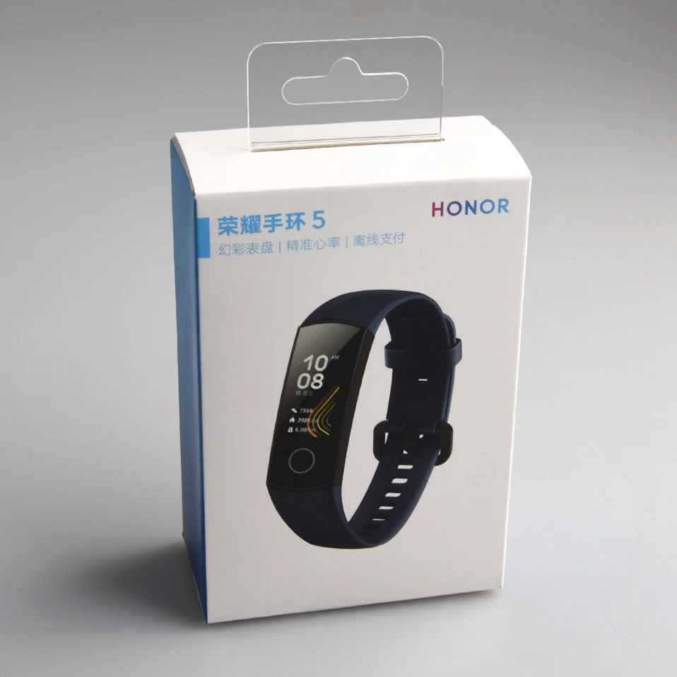 Смарт-браслет huawei Honor Band 5, Оксиметр кислорода в крови, волшебный цветной сенсорный экран для сердечного ритма и сна, умный Браслет