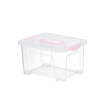 

Plastic Desktop Medium Transparent Storage Box 1 Pack Cosmetic Toy Storage Box Snacks Storage Box Storage Box