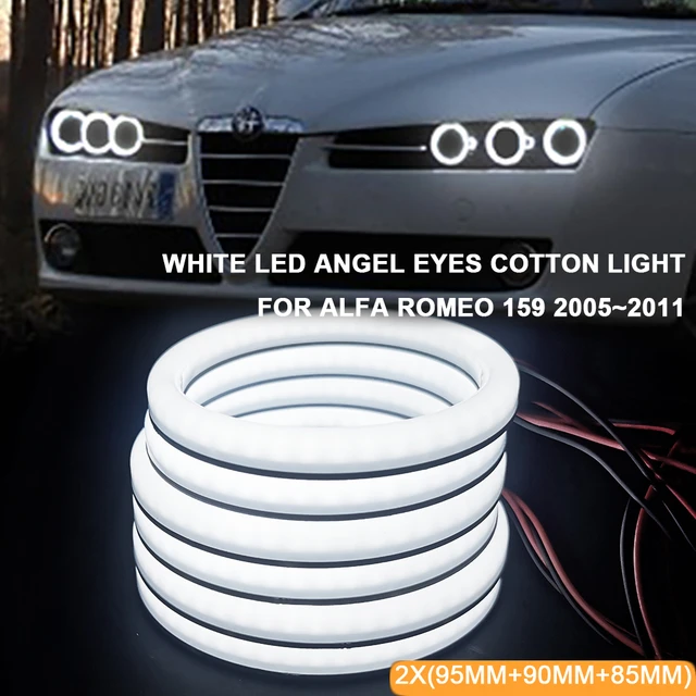 Car Headlight LED Angel Eyes Cotton Light for Alfa Romeo 159 2005