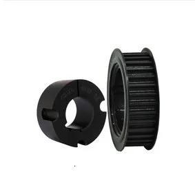

European standard synchronous wheel carbon steel Pulley 32-8M-20-1610 Timing Pulley 8M 32Teeth 20mm Belt with taper bushing 1610