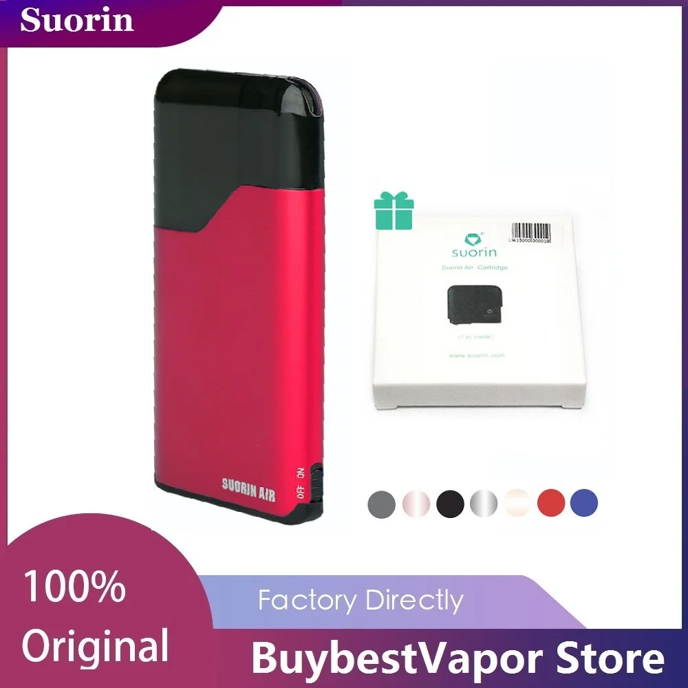 Новый оригинальный стартовый комплект Suorin Air со встроенным аккумулятором 400 мАч и