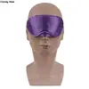 1PC Silk Eye Mask Eyeshade Cover Shade Soft Blindfold Travel Eyepatch Natural Sleeping Eye Patch Sleep Mask Women Men 4