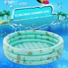 Inflatable Swimming Pool Paddling Pool Children Baby Round Cartoon Bath Tub Thickened PVC Swim Pool Kids Basin Ocean Ball Toys