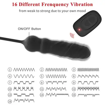 Male Prostate Massager Vibrator Wireless Butt Anal Plug Penis Cock Ring Scrotum Ballstrecher For Men Buttplug Adult Sex Toys 2