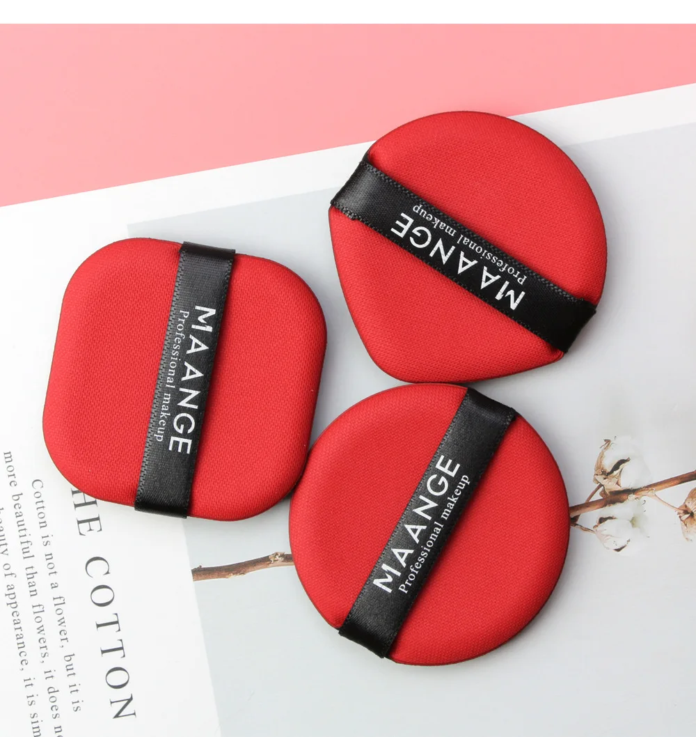 3 шт. основа для макияжа Губка профессиональная косметическая пуховка красота воздушная подушка для пудры гладкая Влажная и сухая двойного назначения макияж губка инструмент