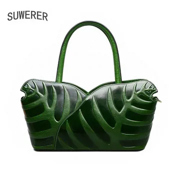 

New Women Genuine Leather Handbags Luxury Handbags Women Bags Designer Cowhide Tote Leather Shoulder Bag Women Brand Luxury Bags