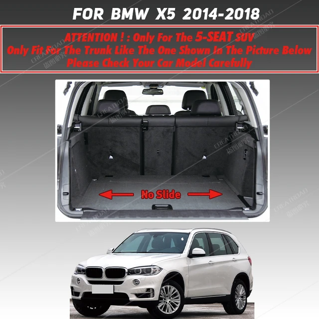 Nur untere matte Leder Kofferraum Matte Für BMW X5 F15 F85 2014