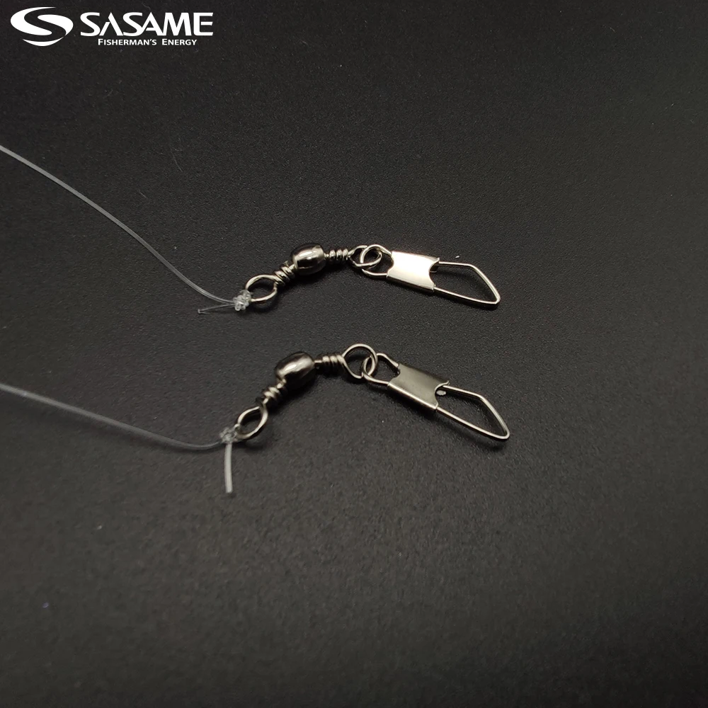 Japan SASAME String Hook with 3 Hook Rigs Swivel Fishing Tackle